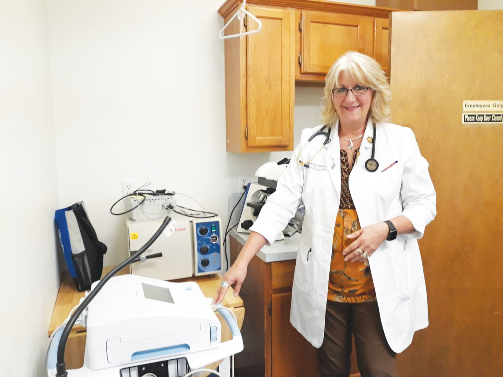 Dr. Elaine Ballard, who oversees the new health clinic at The HOPE Center